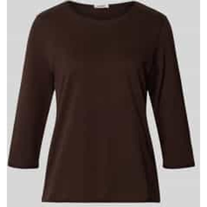 regular fit 3/4-shirt van puur katoen