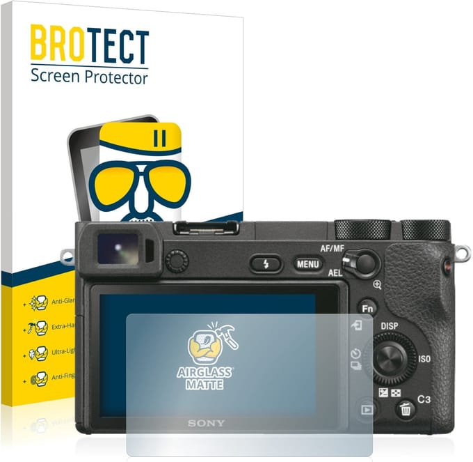 BROTECT - Screenprotector voor Sony Alpha 6500 - Folie Beschermfolie Beschermglas matte