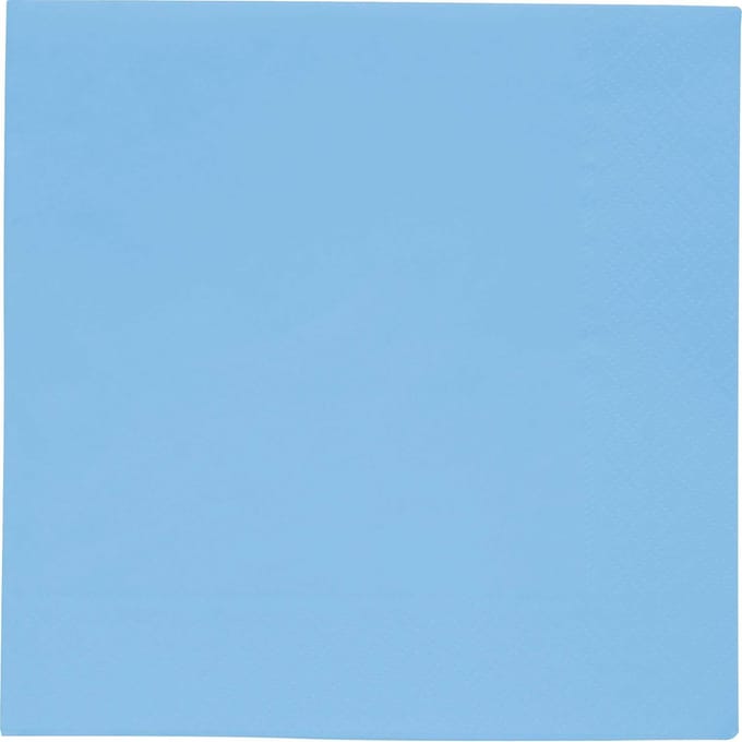 Servetten 33x33 cm babyblauw 20 stuks