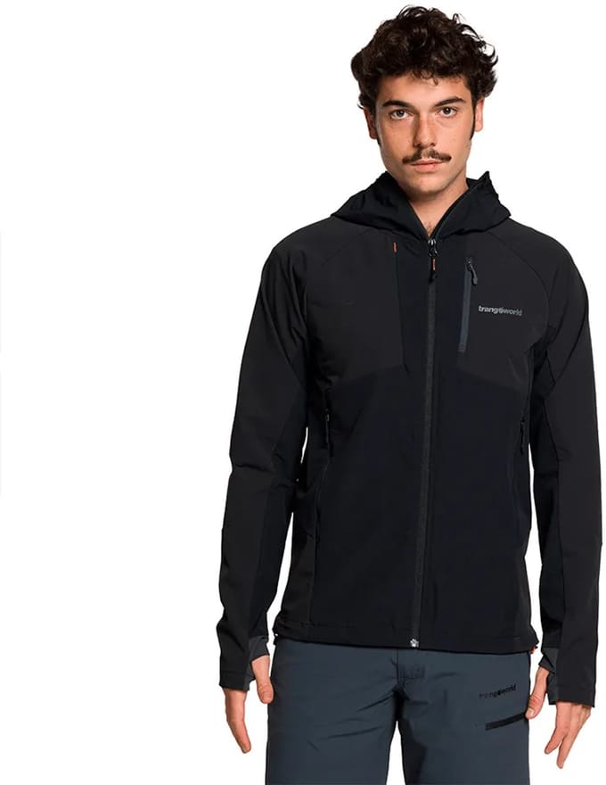 Trangoworld Eighe Df Softshelljack Zwart L Man