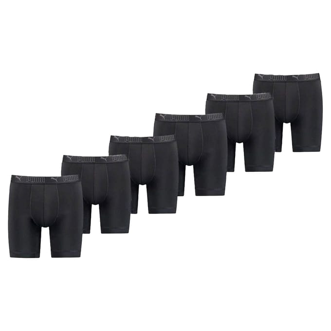 Puma Sport Long Boxershorts Heren (6-pack) - Maat S