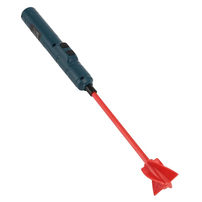 Hars Mengkit USB Oplaadbare Batterij Elektrische Handheld Hars Roerder met 2 Paddles voor Acryl black