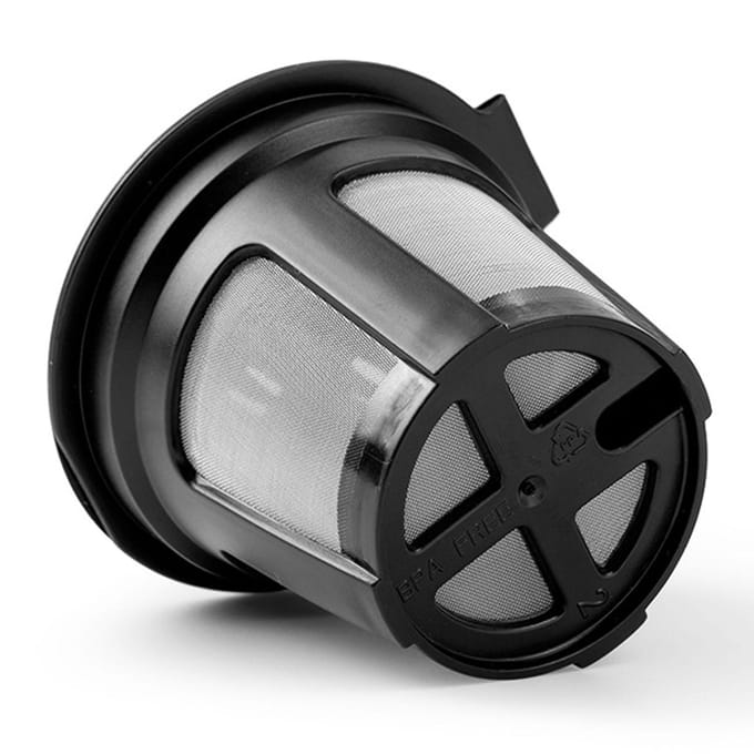 Herbruikbaar Koffiefilter Plastic 3 Gaten Lege Capsule Vervanging voor Dual Brew Machine black