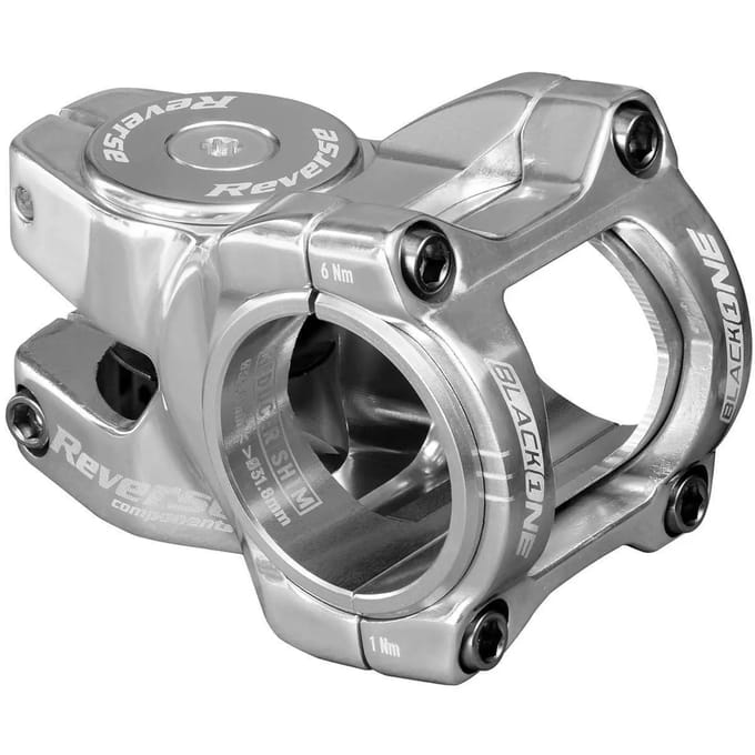 Reverse stuurpen Black-One D2 Titanium 35 Ø31,8mm Ø35mm Zilver