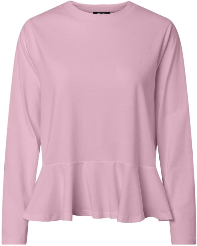 Pieces Top met lange mouwen PCDANILLA PEPLUM
