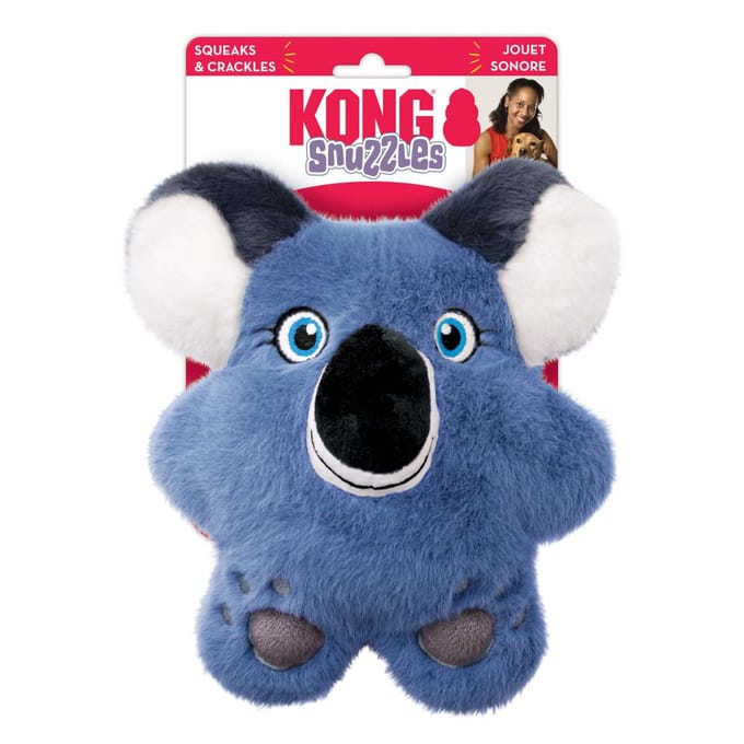 KONG Snuzzles Koala Hondenknuffel - Blauw | 22.5 x 22 x 9.5 cm