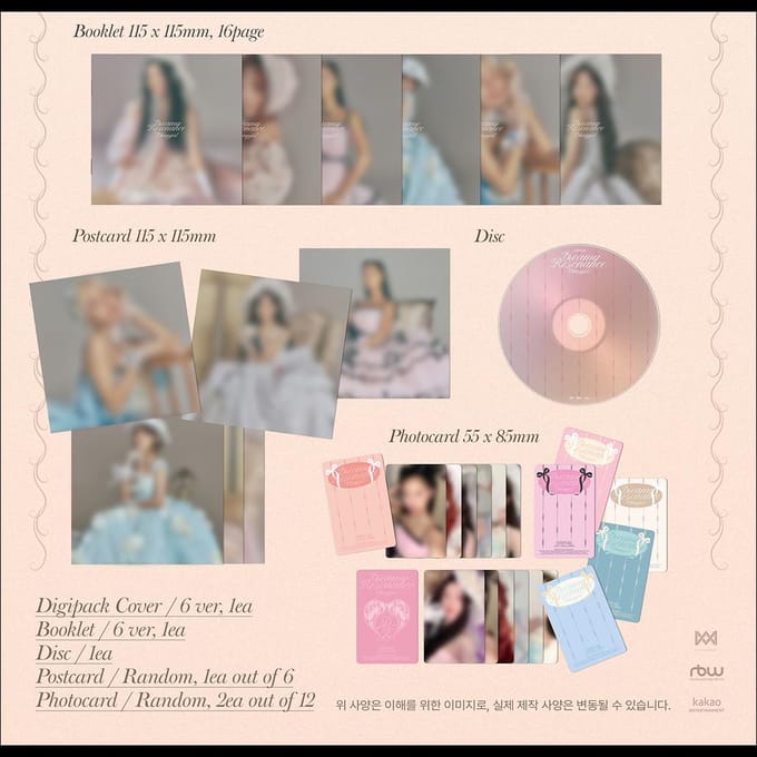 OH MY GIRL - Version Digipack Dreamy Resonance. Album Random ver. 2ea
