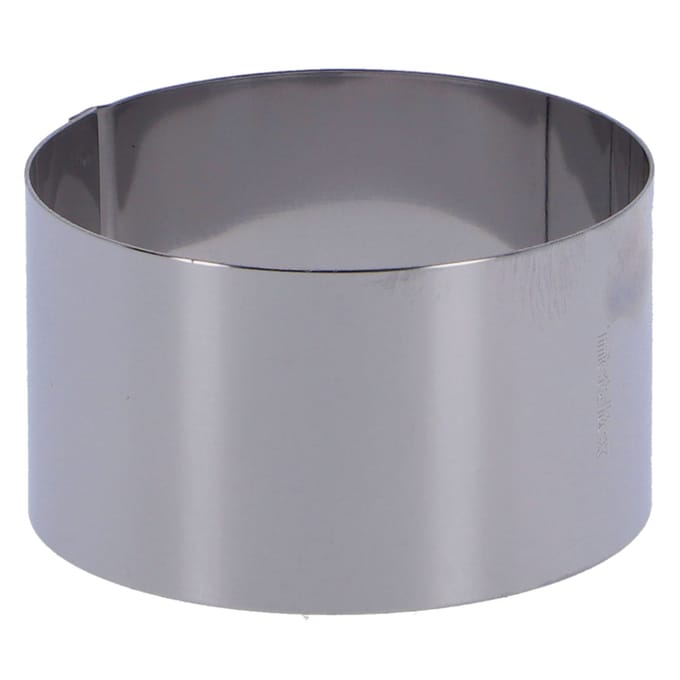 Metaltex Multifunctionele Kookring 8 Cm Rvs Zilver