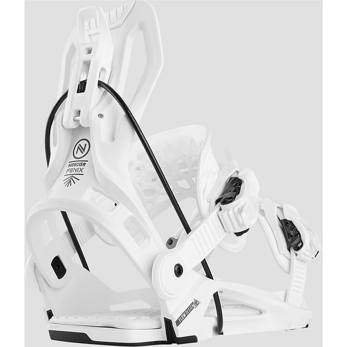 Nidecker Flow Fenix Snowboard Bindingen wit