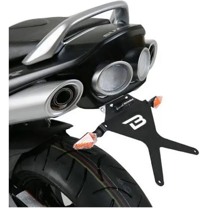 Motorfiets kentekenplaathouder + abs lamp houder Barracuda Suzuki Gsr 600