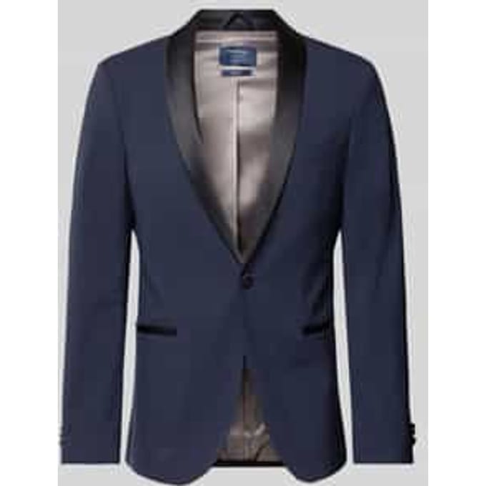 Slim fit smokingcolbert met reverskraag