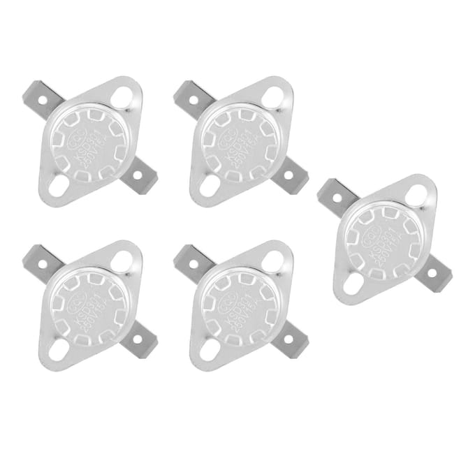 5 Stuks Thermostaatschakelaar KSD301 Thermostaat 250V 15A Normaal Gesloten Temperatuurregelschakelaar white