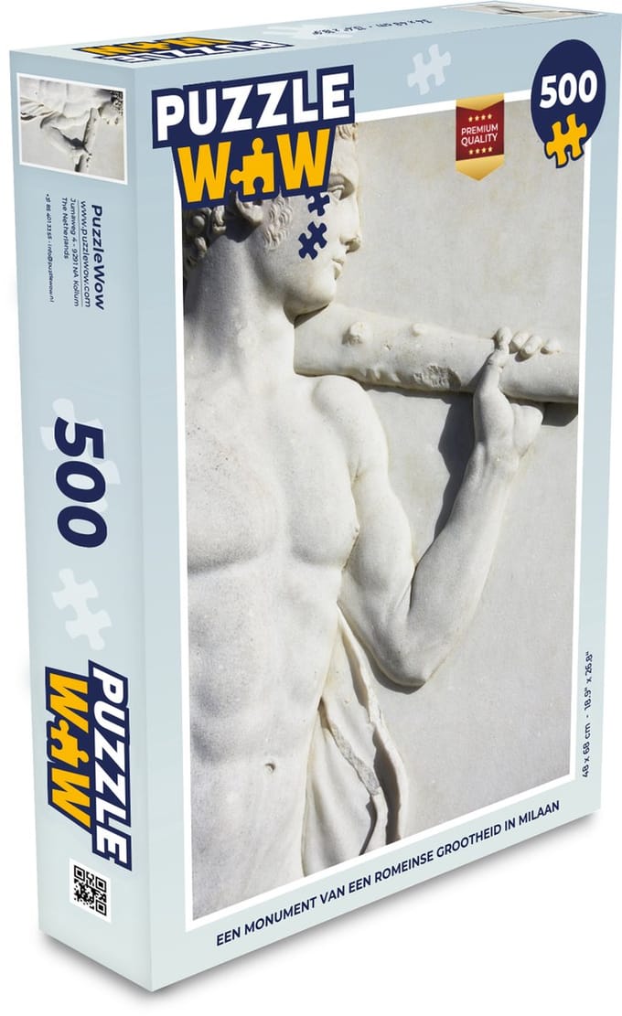 Puzzel Romeinse rijk - Standbeeld - Man - Legpuzzel - Puzzel 500 stukjes