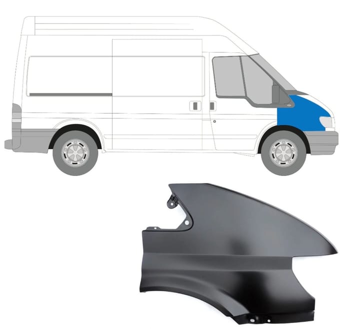 Voorste spatbord voor Ford Transit 2000-2006 / Rechts