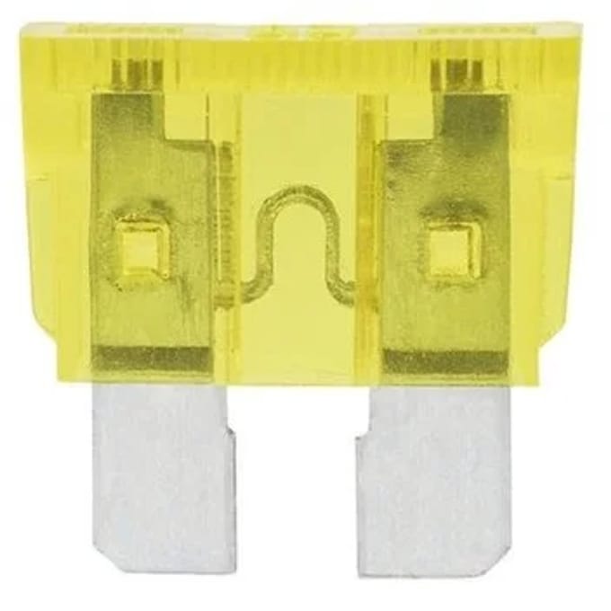 10x Steekzekering 20A Geel – 32 Volt – 233008 Elektrawebshop