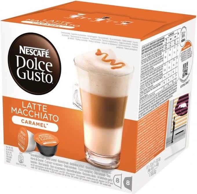 Dolce Gusto® Latte Macchiato Caramel - 9x16 capsules ( = 72 koppen)