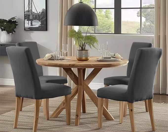 6 stuks Elastische Effen Kleur Verstelbare Stoelhoes Spandex Stretch Slipcovers Stoelzithoezen Keuken Eetkamer Bruiloft 6PCS