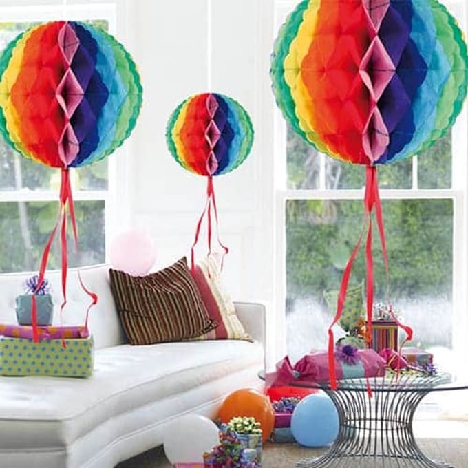 Folat - Honeycomb multicolor 50 cm