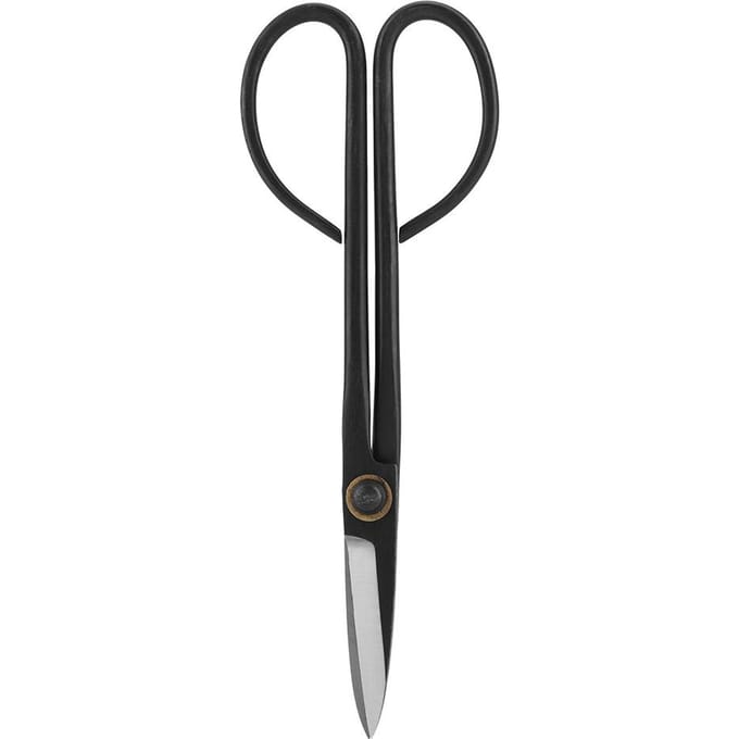 205mm Lange Handgreep Bonsai Schaar Snoeischaar Knop Bladeren Snoeigereedschap Tuinuitrusting black