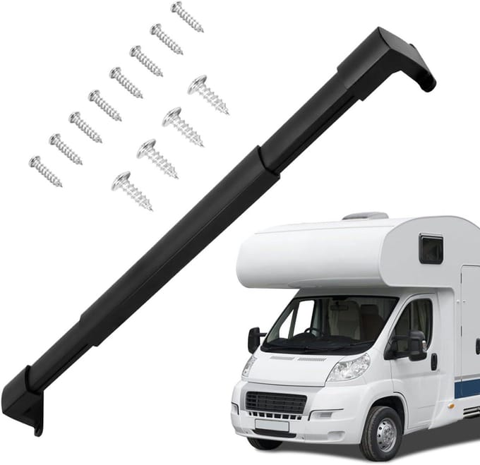 Camper Deur Greep - Caravan Handgreep - Veilige Instap - Verstelbaar Ontwerp - 29.5 cm - Zwart