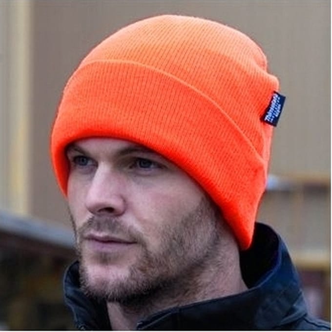 Zachte winter skimuts oranje