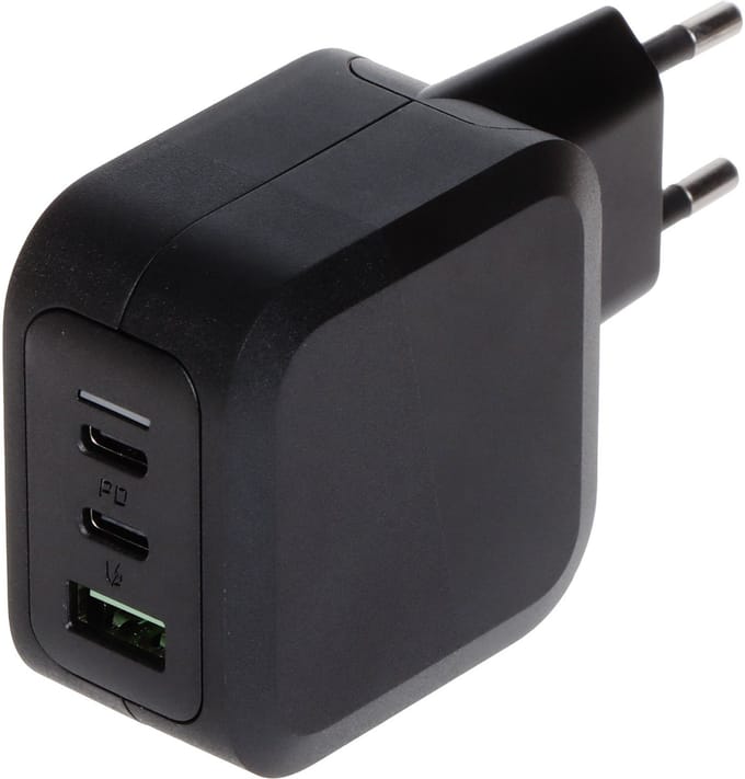 Green Cell power adapter - PowerGaN - USB 2 x USB-C - 65 Watt