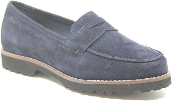 Sioux - MEREDITH-709-H - Instappers - Kleur: Blauw - Maat: 40