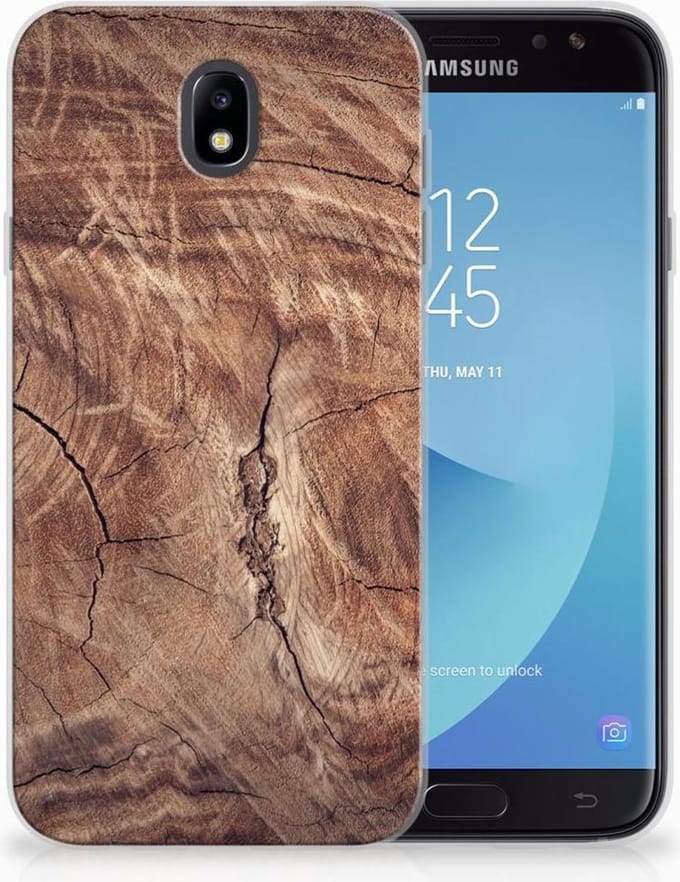 Samsung Galaxy J7 2017 | J7 Pro Bumper Hoesje Tree Trunk