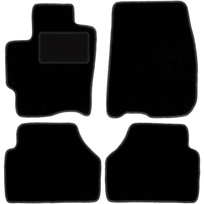Zwarte veloursmatten voor: Mazda Premacy I minivan (1999-2005)