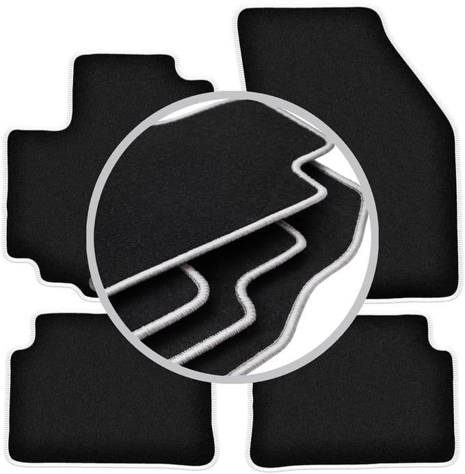 CARLUX-SILVER automatten voor: Nissan Pixo hatchback (2008-2013)