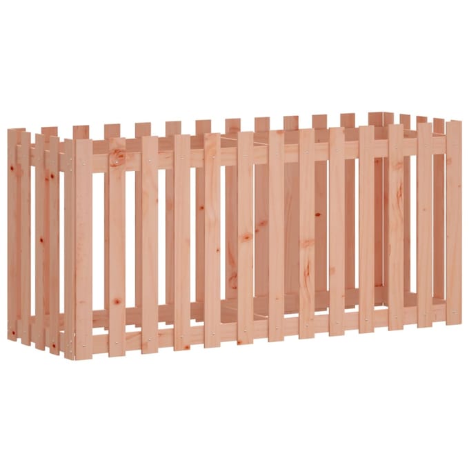 vidaXL - Plantenbak - verhoogd - hekontwerp - 150x50x70 - cm - massief - douglashout