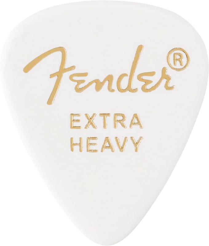 Fender Picks 351 White extra heavy - Plectrum set