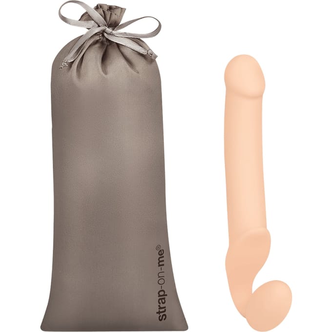 Strap-On-Me Strapless Voorbinddildo - beige - maat XL