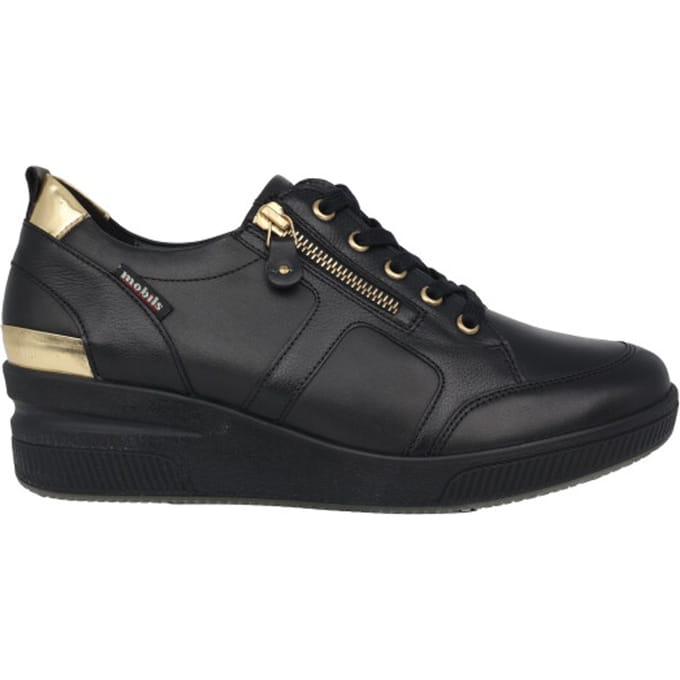 Mephisto Trudie - dames sneaker - Zwart - maat 35.5 (EU) 3 (UK)