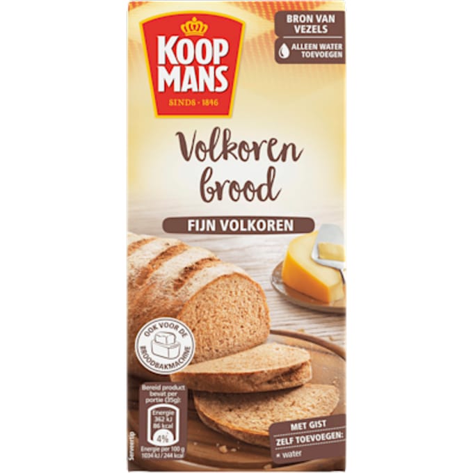 Broodmix volkoren