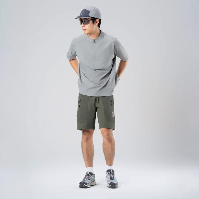 Rockbros YDDK015 Serie - Sportieve Korte Broek - Groen - Maat M - Ademende Stof