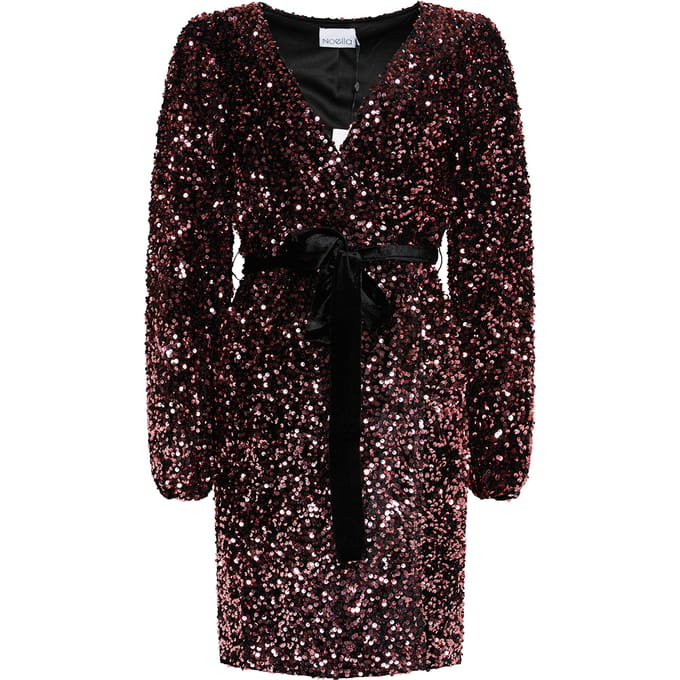 Teagan wikkeljurk in roze