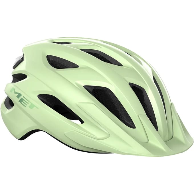 MET Crossover Fietshelm Mannen & Vrouwen - Stadsfietshelm Volwassenen - Maat M/L – Mint Glossy