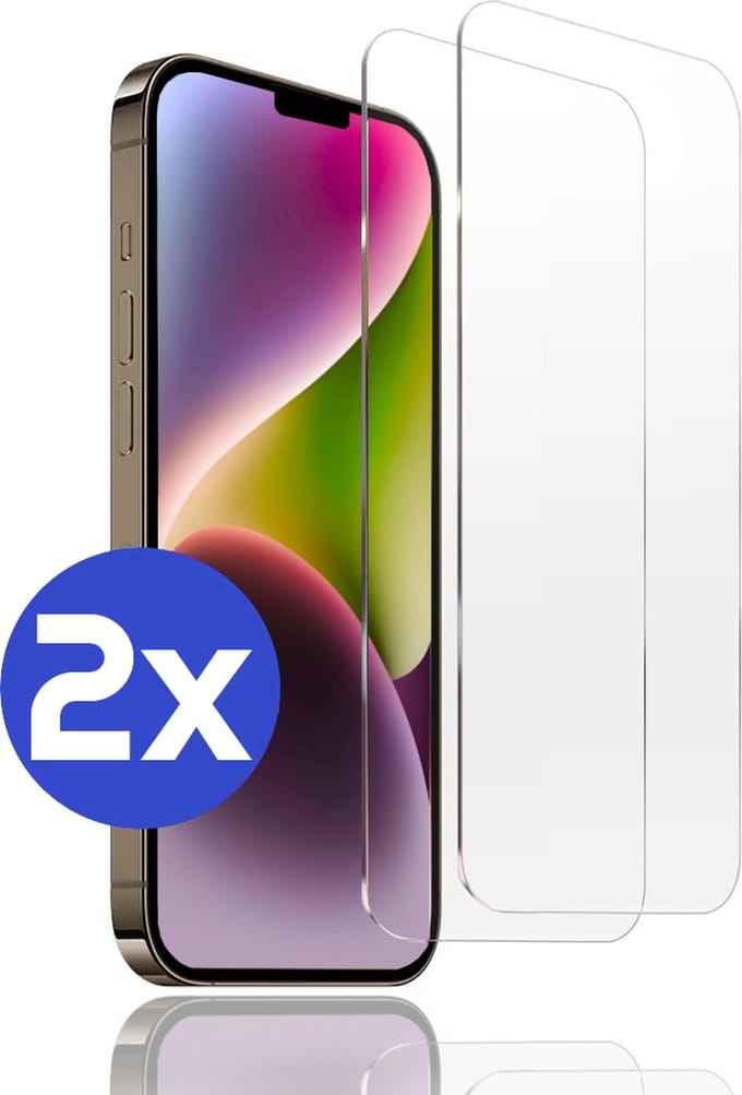 Premium Screenprotector Geschikt Voor iPhone 14 Plus - Gehard Glas - 2 Stuks