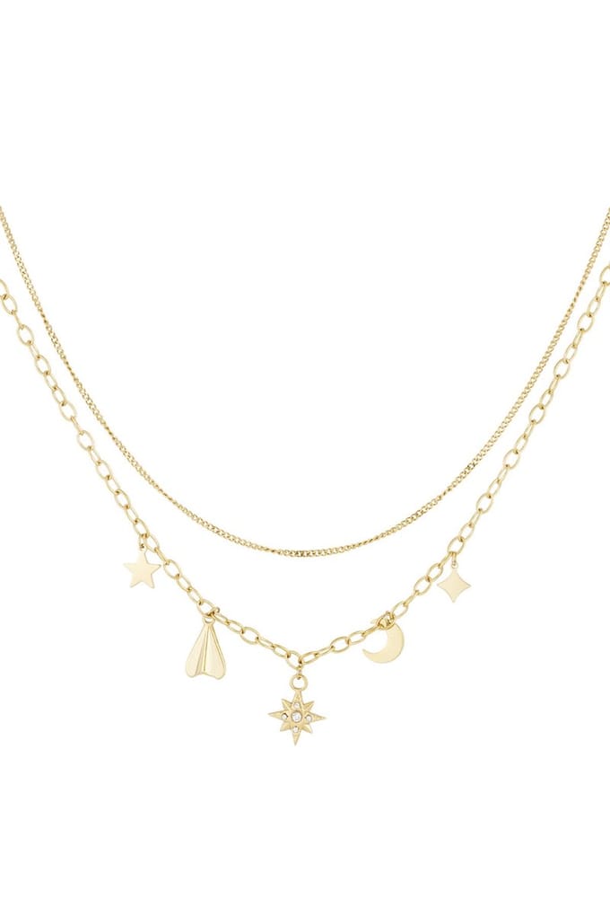 Goudlief timeless charms ketting - Roestvrij staal - Verkleurt niet