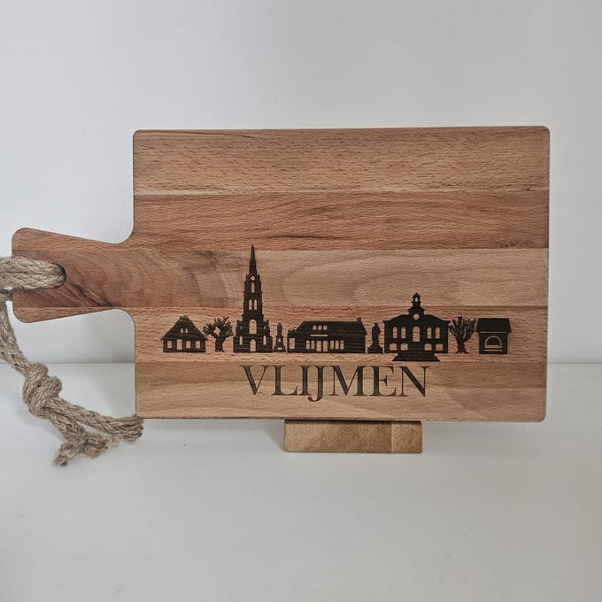 borrelplank beukenhout skyline Vlijmen 20 cm