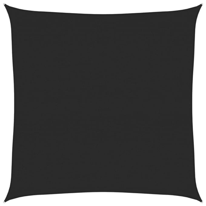 vidaXL - Zonnezeil - 160 - g/m² - 6x6 - m - HDPE - zwart