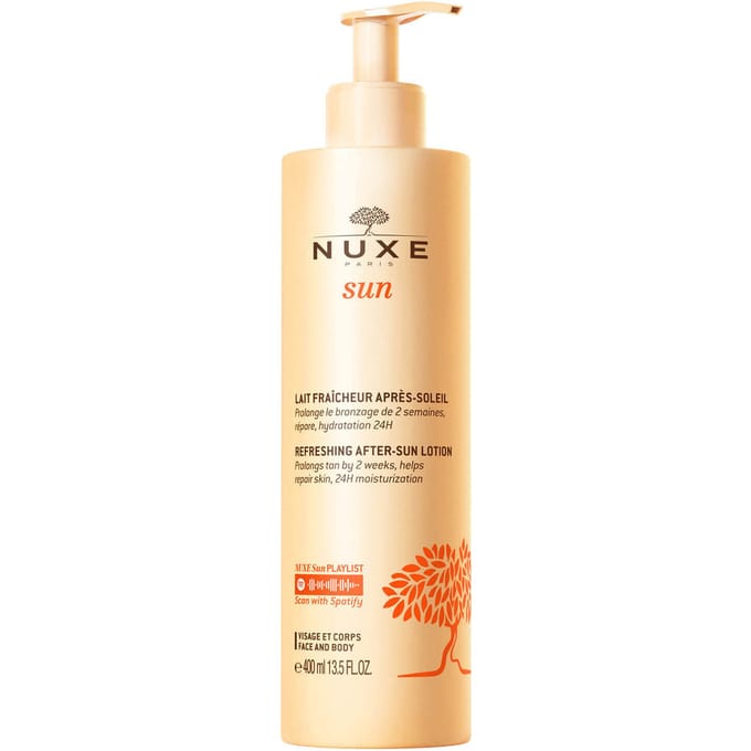 Nuxe Verfrissende Aftersunmelk Gelaat En Lichaam 400ml Nuxe - Nuxe Sun Verfrissende Aftersunmelk Gelaat En Lichaam 400ml