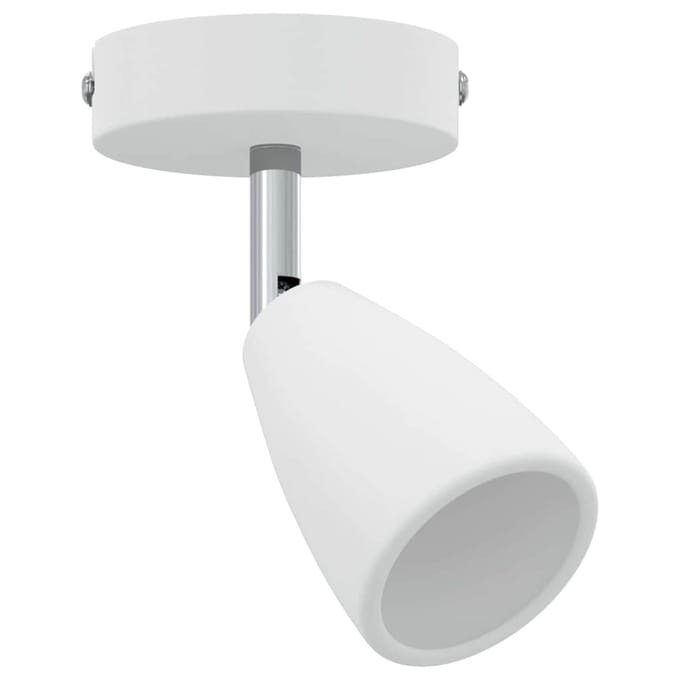 vidaXL Plafondspot met schijnwerpers Wit 8 x 8 x 14 cm Metaal
