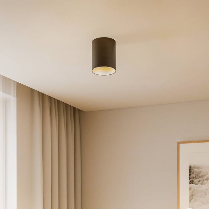 Nowodvorski EYE TONE Plafondlamp Zwart/Zilver GU10 Max 10W