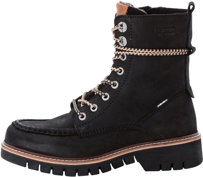 camel active ISA Laars van echt leer - Maat womenswear-36 - Zwart
