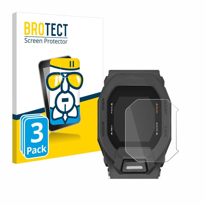Screenprotector 3 Stuks voor Casio G-Shock GBD-200 Beschermglas transparant