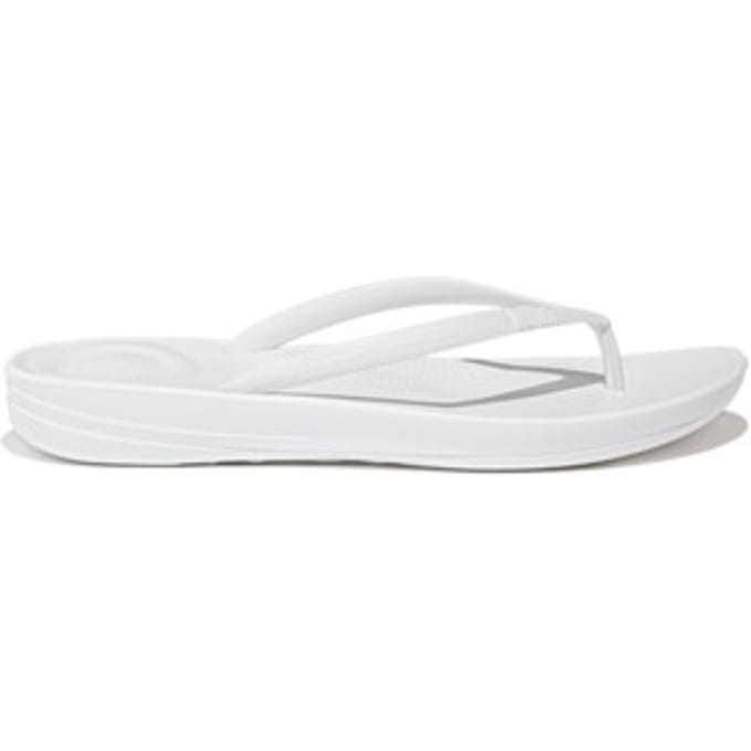 FitFlop Iqushion Ergonomic Flip-Flops TPU Dames Slippers - Urban Wit