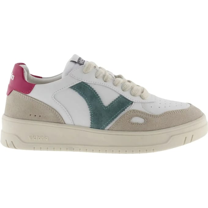 Sportschoenen met leereffect en splitleer Victoria Seul