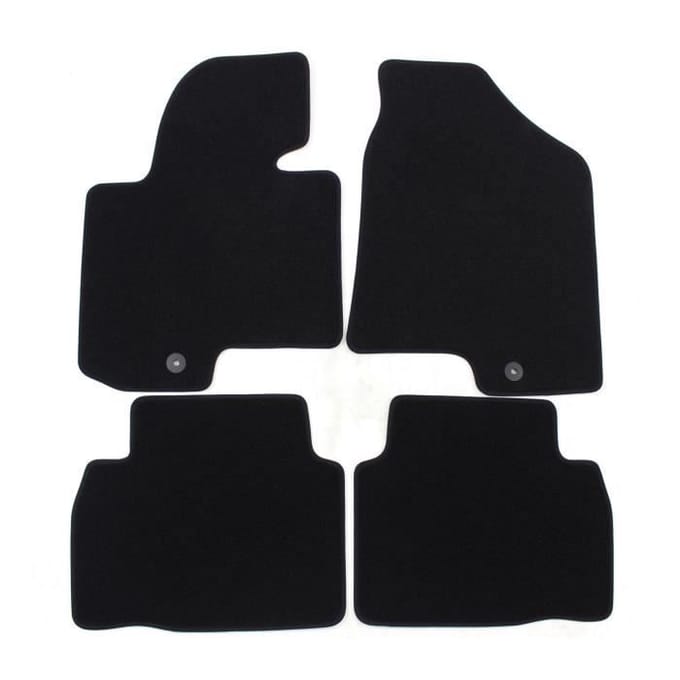 Tapis de sol - Kia - Sportage 2010-2015 - 4 pièces - Velours - Antidérapant - Renforcé